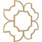 Ekena Millwork 83W x 83H x 38T Large Anderson Decorative Fretwork Wood Ceiling Panels, Wood Paint Grade CELW83X83X0375ANDMF - alternate 2